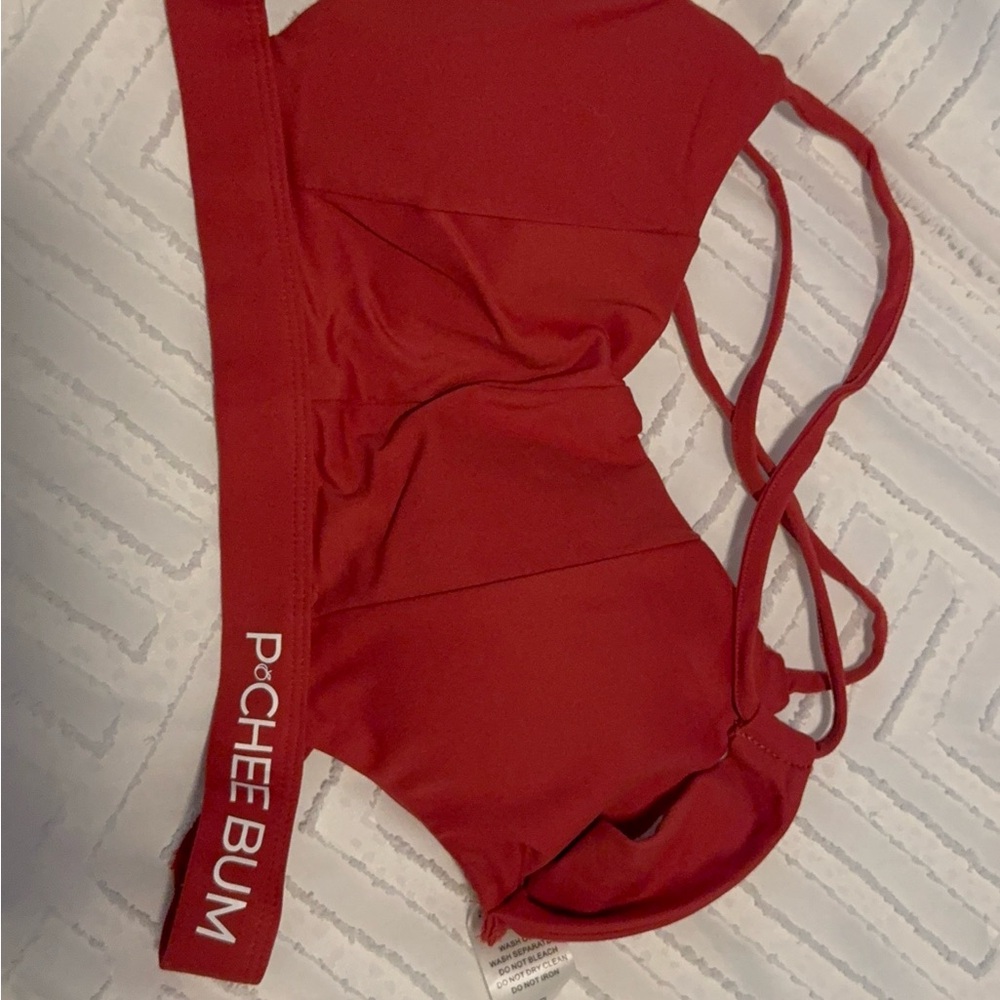 Po-Chee Bum Red Sports Bra